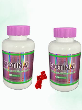 Gomitas de Biotina + Colágeno & Vitamina E x2